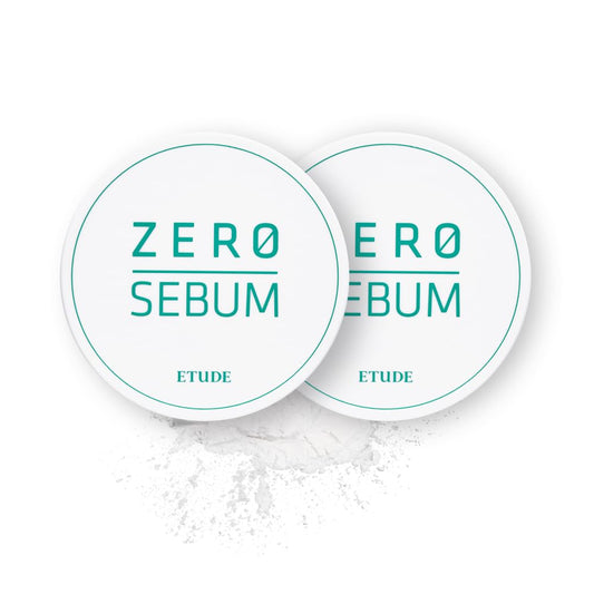 ETUDE Zero Sebum Drying Powder Duo Set 0.14 Ounce*2 (4g*2)