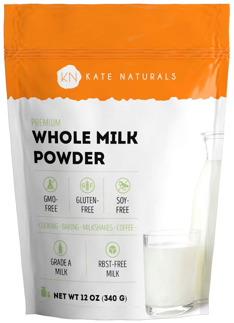Kate Naturals Dry Whole Milk Powder - 12oz