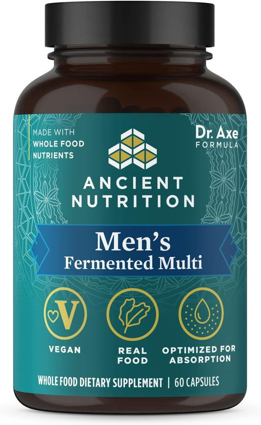 Multivitamin for Men by Ancient Nutrition, Men's Fermented 60 count