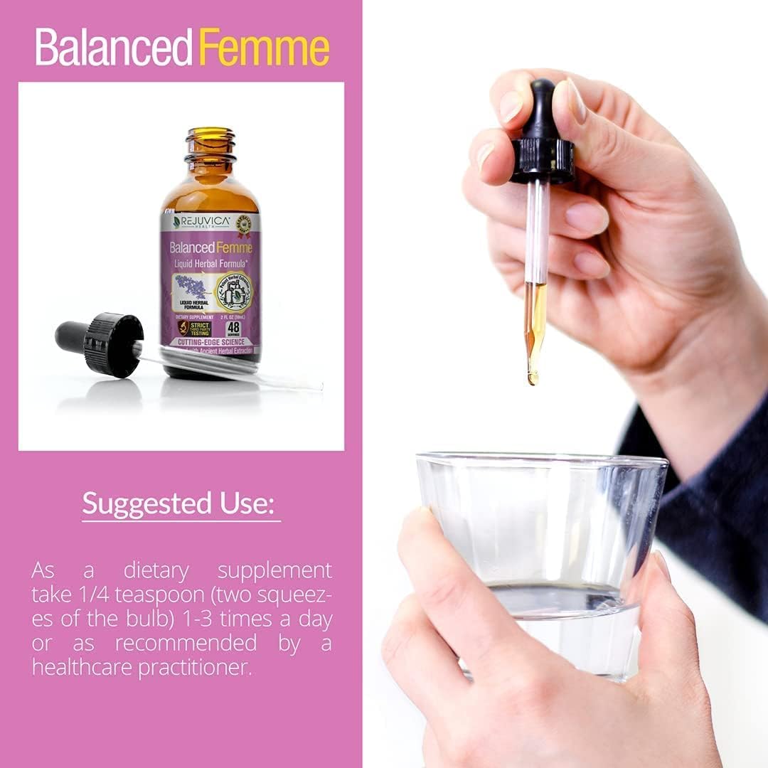 Balanced Femme Natural PMS and Menopause Support -2fl oz