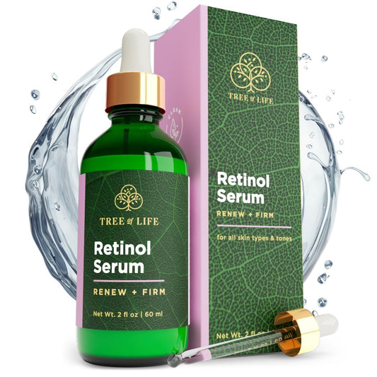 Tree of Life Retinol Serum for Face w/Hydrating Hyaluronic Acid