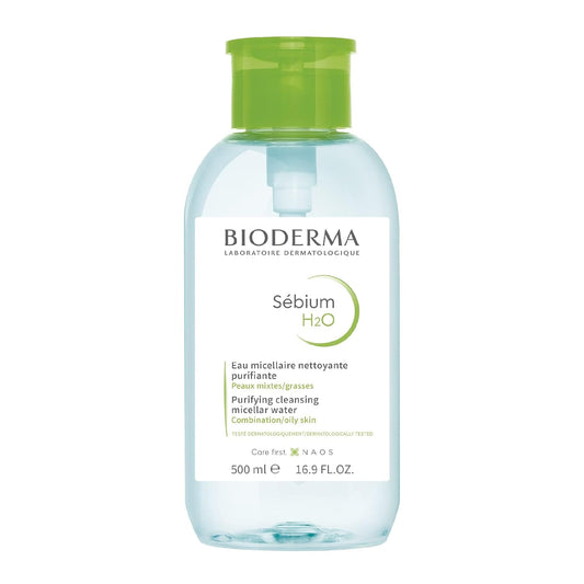 Bioderma - Sébium H2O - Micellar Water - Facial Cleanser - 16.9 fl oz