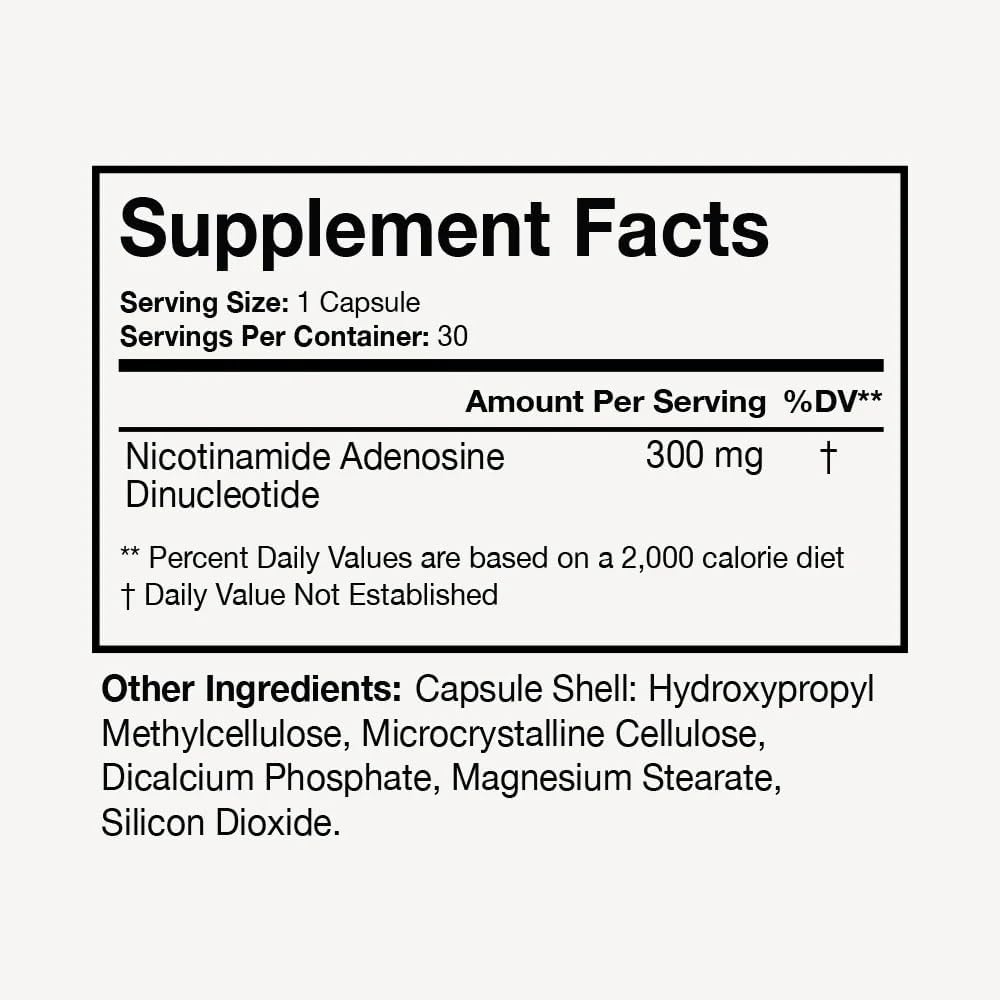 Terra Health Essentials NAD+ - Cellular Energy, 30 capsules