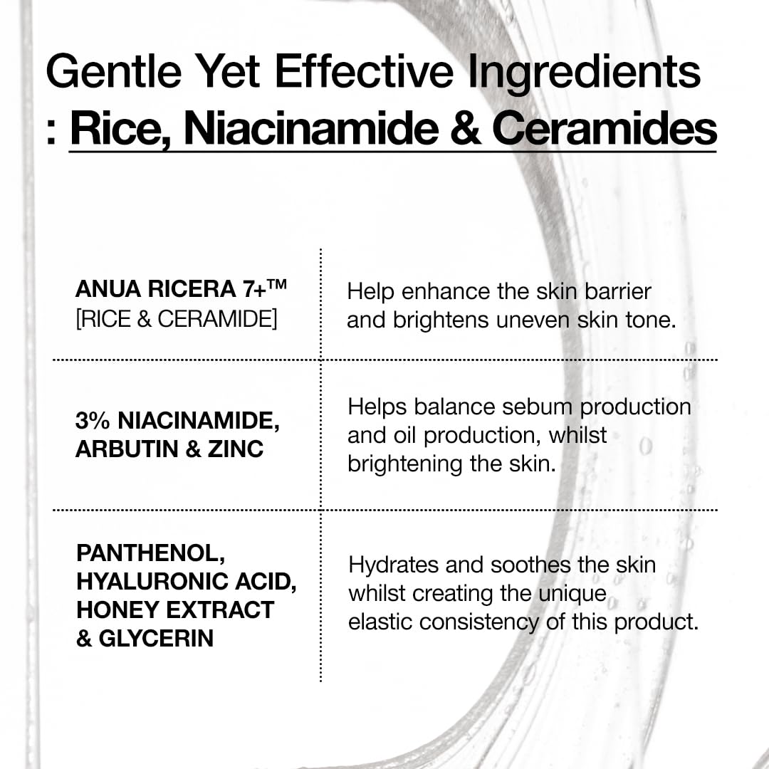 Anua Rice Ceramide 7 Hydrating Barrier Serum - 1.69 fl oz