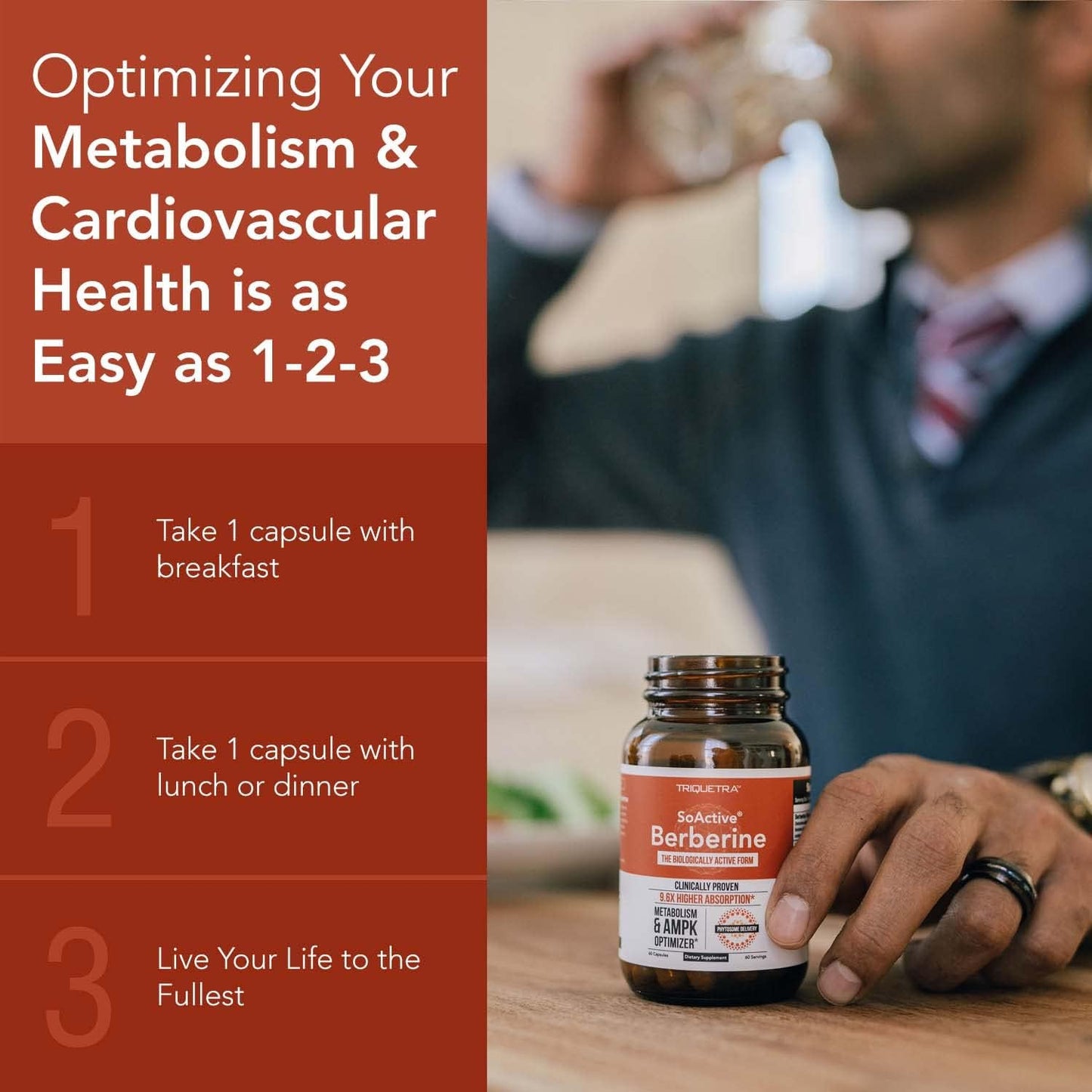 SoActive® Berberine   Higher Absorption 60 capsules