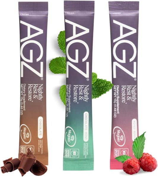 G1 AGZ Sleep Drink Sampler -Free Nighttime Blend – 3-Serving Flavor Pack