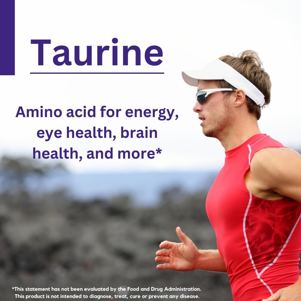 BESTVITE Taurine 1000mg (120 Vegetarian Capsules)