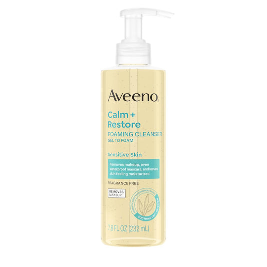 Aveeno Calm + Restore Foaming Cleanser - 7.8 fl. oz