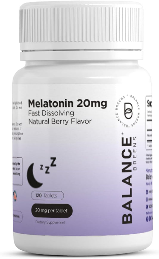 Melatonin  100% Drug Free, Fast-Dissolve 120 Tablets