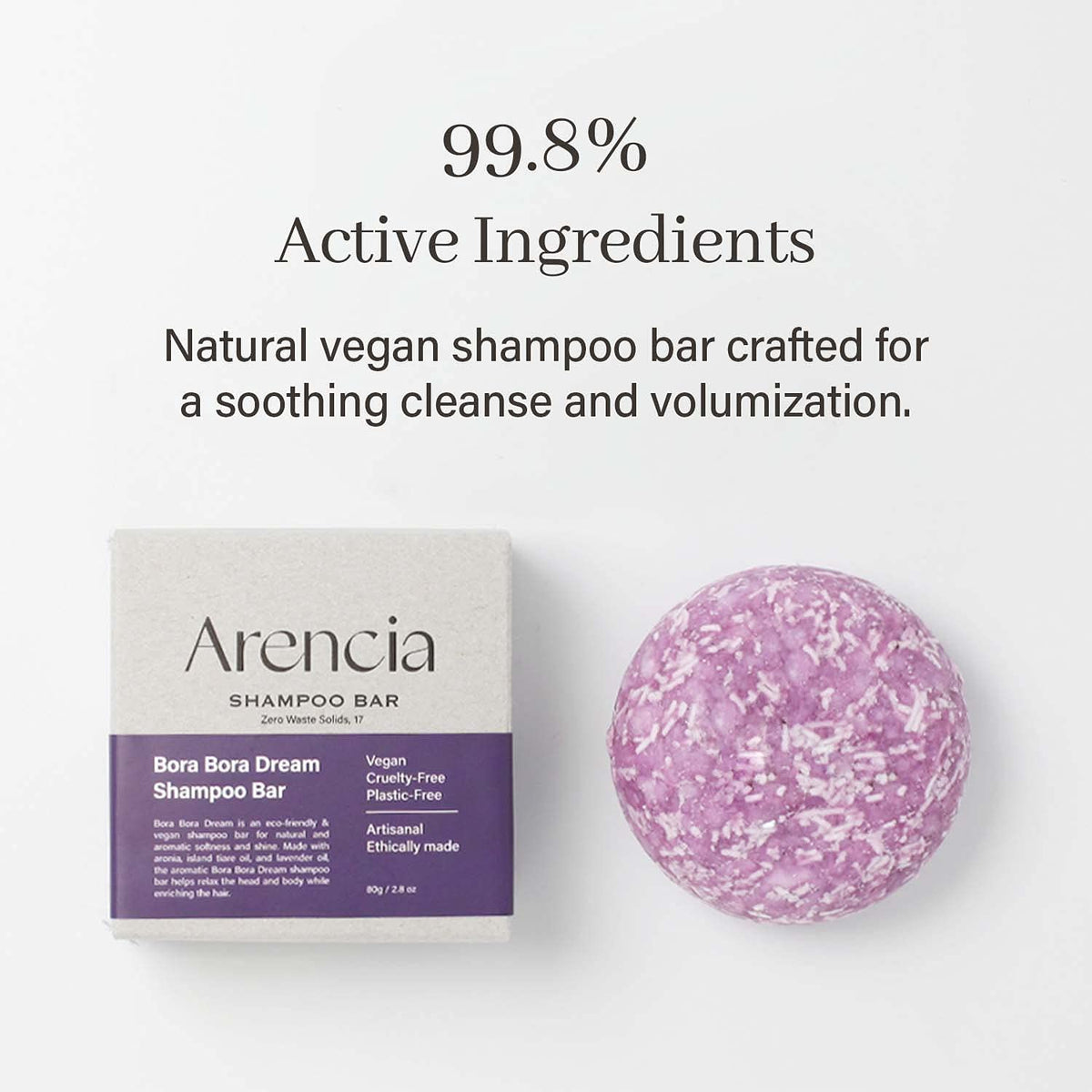 ARENCIA Bora Bora Dream Shampoo Bar -2.8 oz