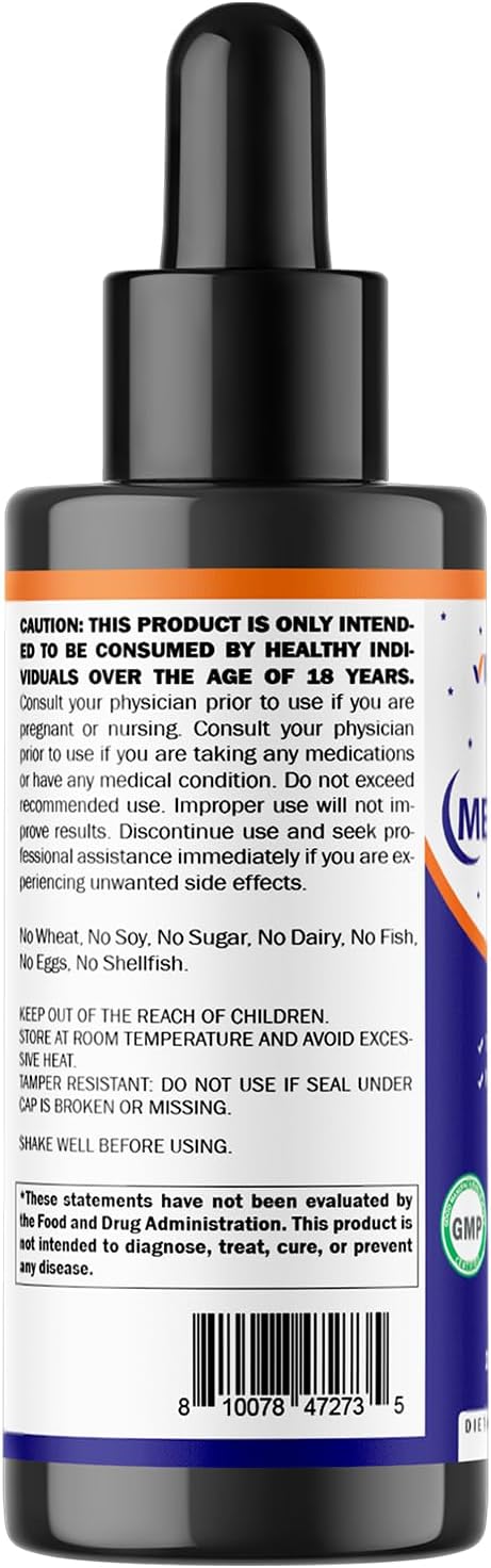 Vitamatic Melatonin 20mg Liquid Drops – 2 Fluid Ounce