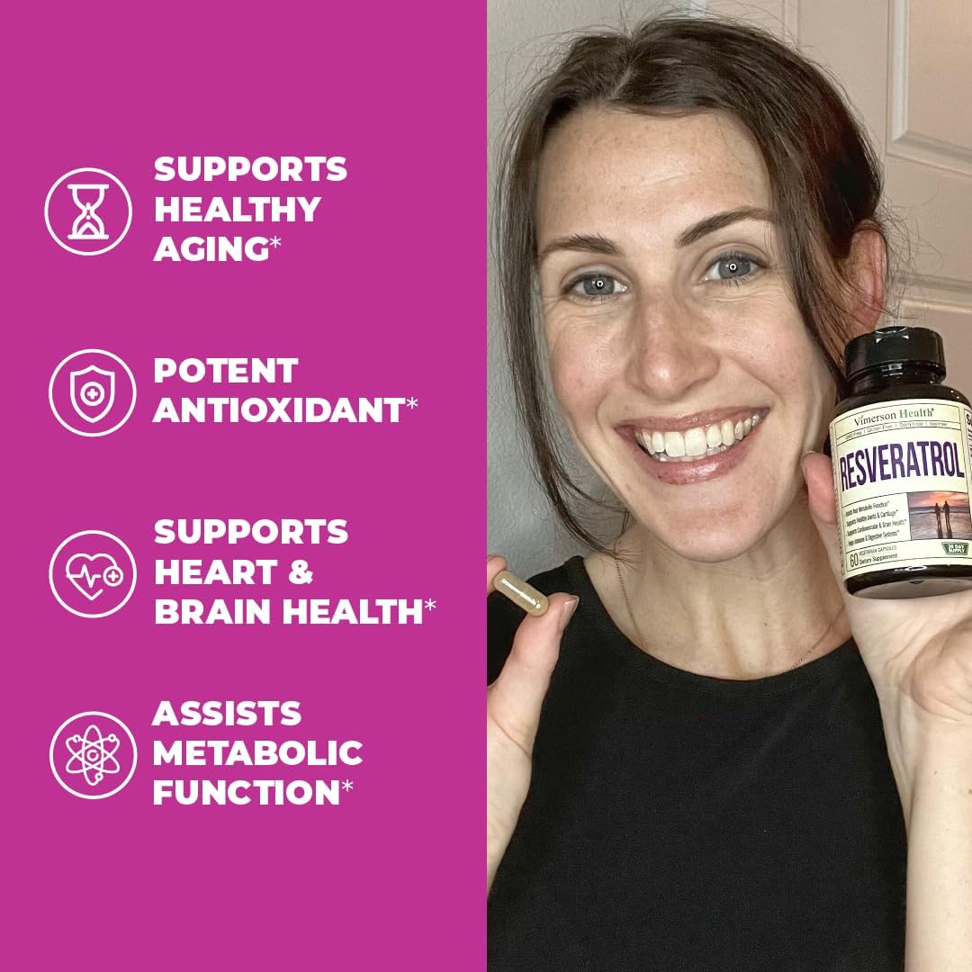 Japanese Knotweed Capsules - Resveratrol Supplement with 1000mg -60 capsules