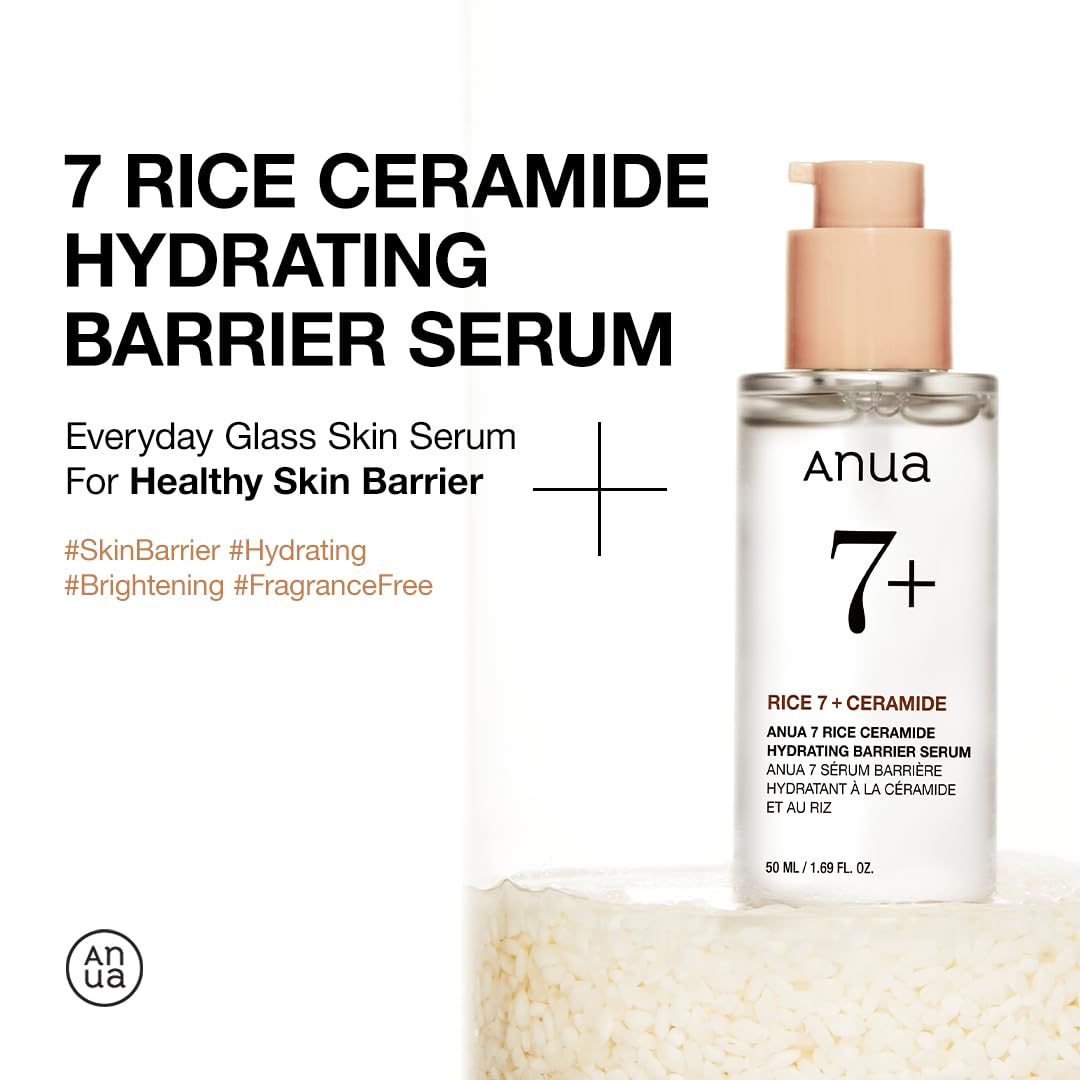 Anua Rice Ceramide 7 Hydrating Barrier Serum - 1.69 fl oz