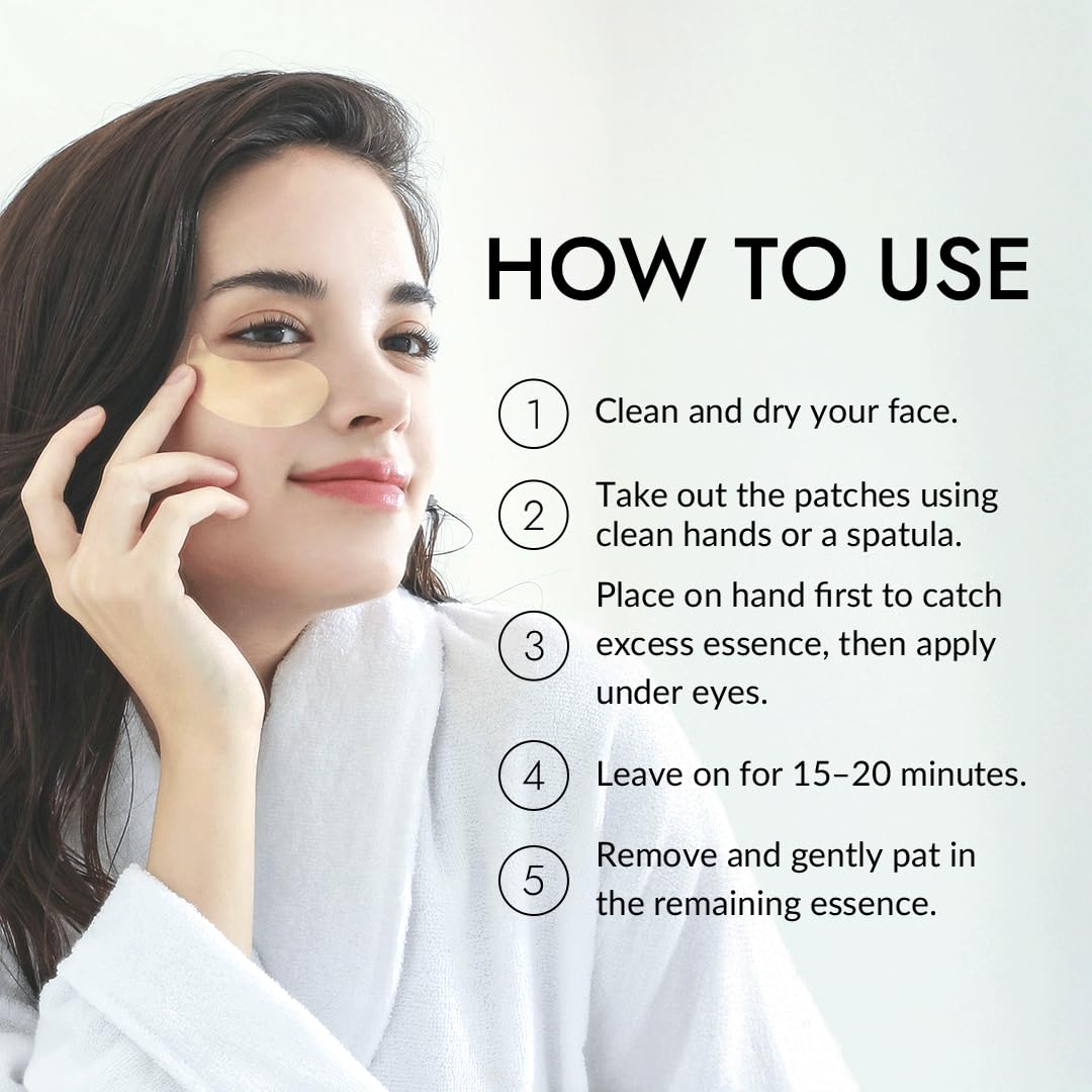 MIZON Snail Mucin Hydrogel Under Eye Patches Pack of 2 -  120 Pairs