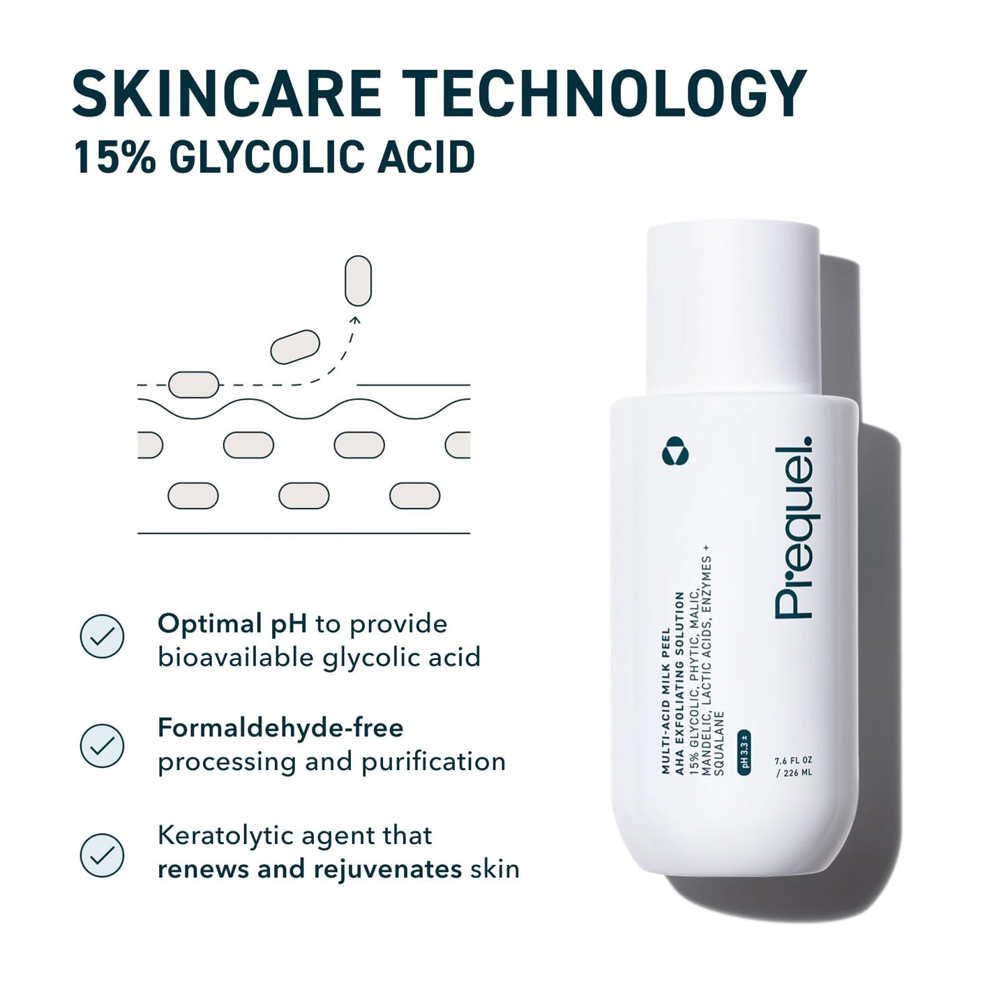 Prequel Skin Multi-Acid Milk Peel - 7.6oz