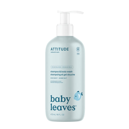 ATTITUDE 2-in-1 Shampoo and Body Wash for Baby -16 Fl Oz