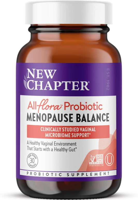 New Chapter All-Flora Probiotic Menopause Balance - 30 Vegan Capsules