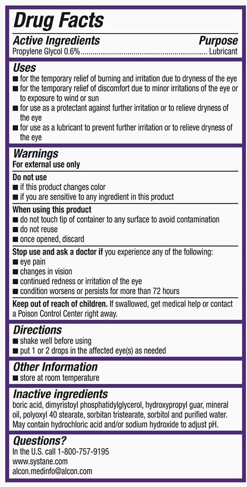 Systane Complete Unit-Dose Preservative-Free Eye Drops 30ct