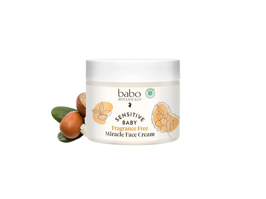 Babo Botanicals Sensitive Baby Fragrance-Free Miracle Cream -2 oz