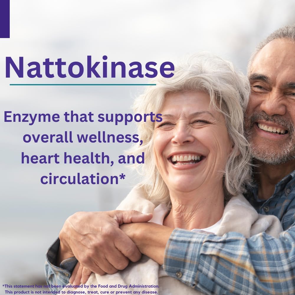 BESTVITE Nattokinase 100mg (2000 FU) (120 Vegetarian Capsules)