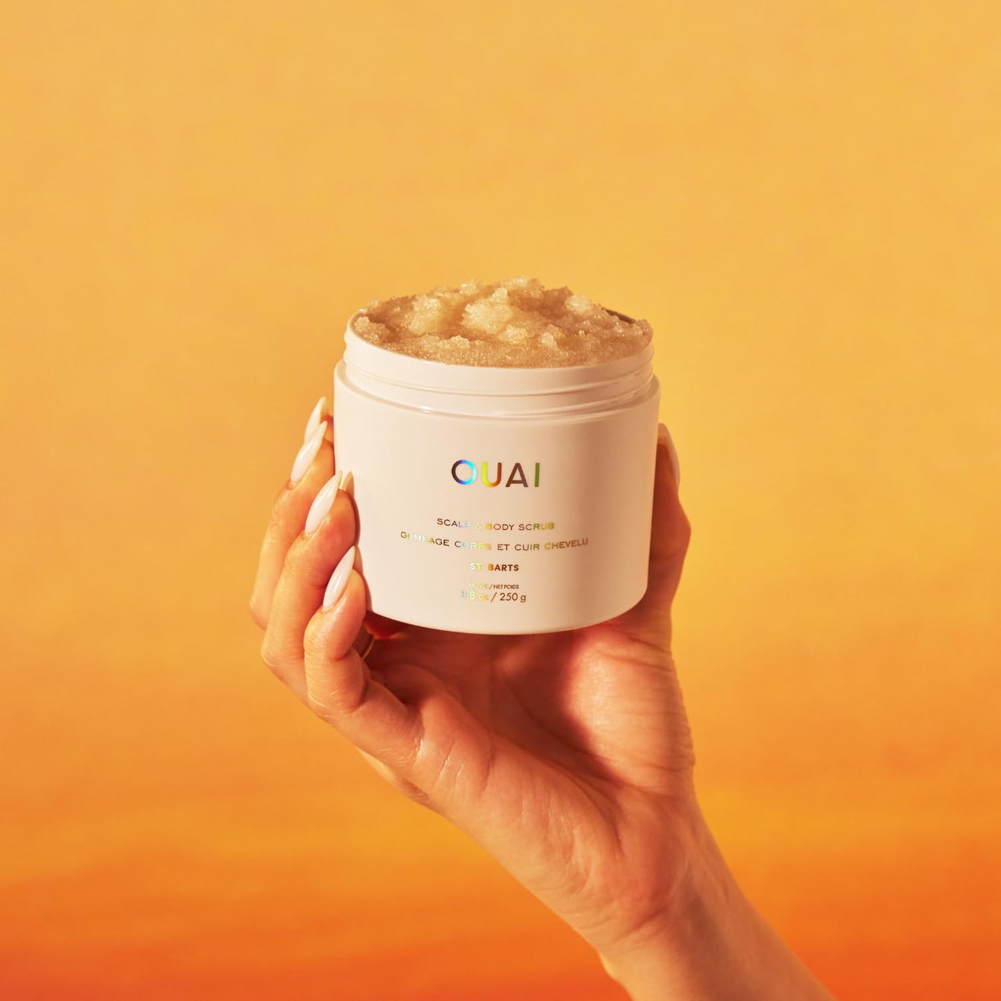 OUAI Scalp & Body Scrub, St. Barts -  8.8 Oz
