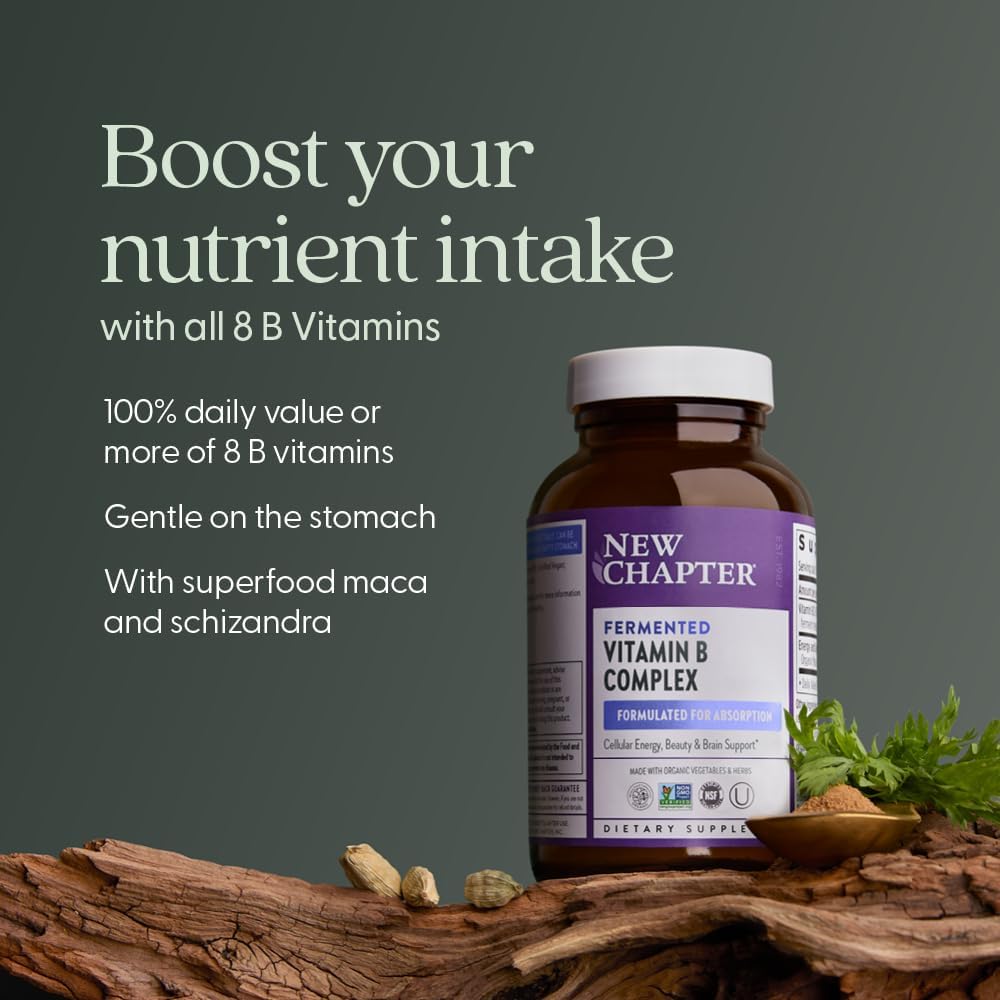 New Chapter Fermented  Vitamin B Complex - 60 count