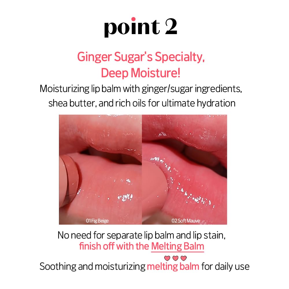Etude Ginger Sugar Melting Balm Stick 02 Soft Mauve