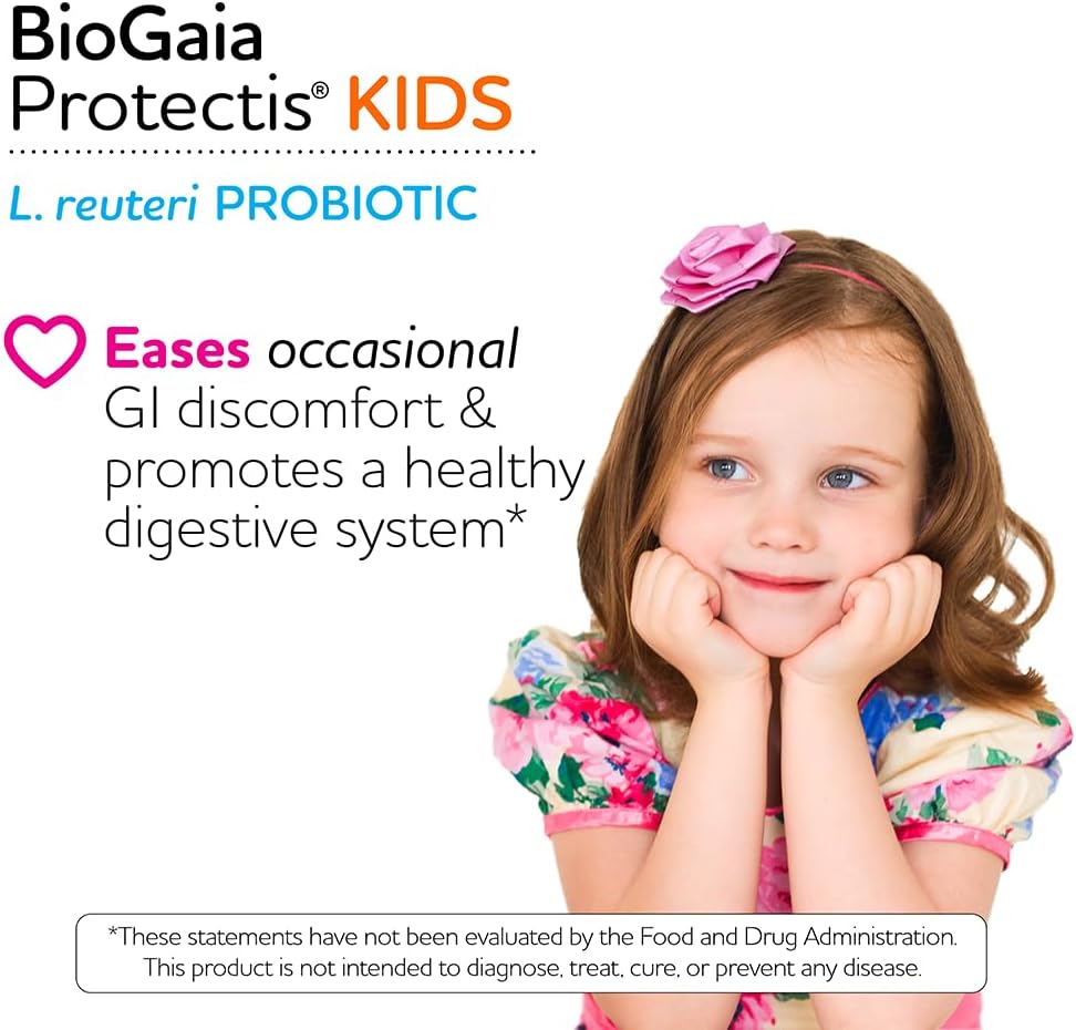 BioGaia Protectis Chewable Tablets for Toddlers, Kids, and  30 Tablets