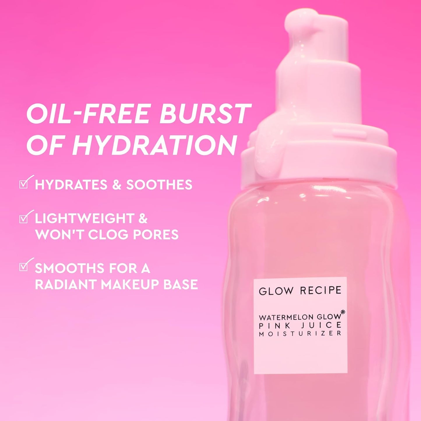 Glow Recipe Pink Juice Water Gel Face Moisturizer - 50 ml