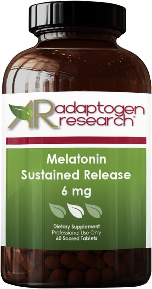 Melatonin Sustained Release 6 mg  Time Release + Extra Strength Sleep Aid 60 Scored Tables