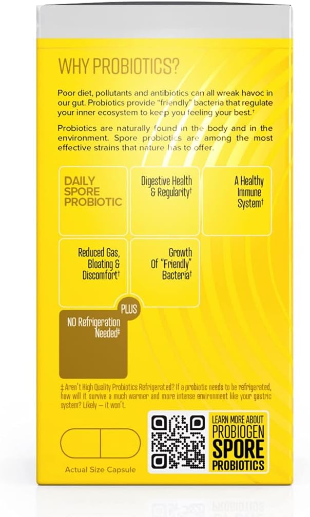 Probiogen Daily Digestive Balance Probiotic, 30 Count