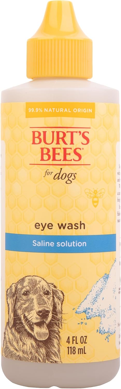 BURT'S BEES FOR PETS Dog Eye Wash with Saline Solution -  4 Fl Oz