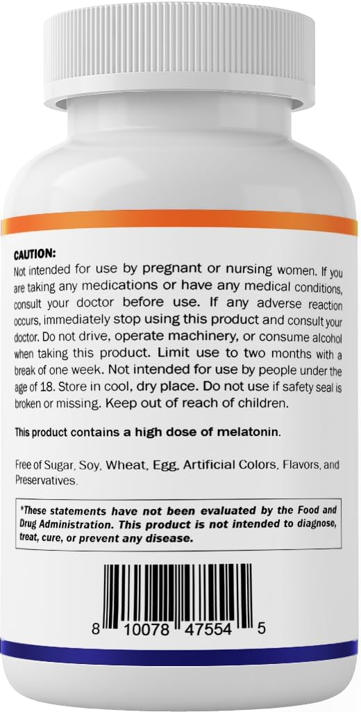 Vitamatic Melatonin 10mg with Valerian Root  250 mg - 120 Tablets