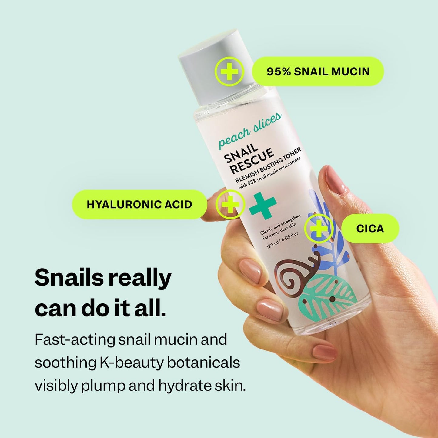 Peach Slices - Snail Rescue Blemish Busting Toner (4.05 oz)