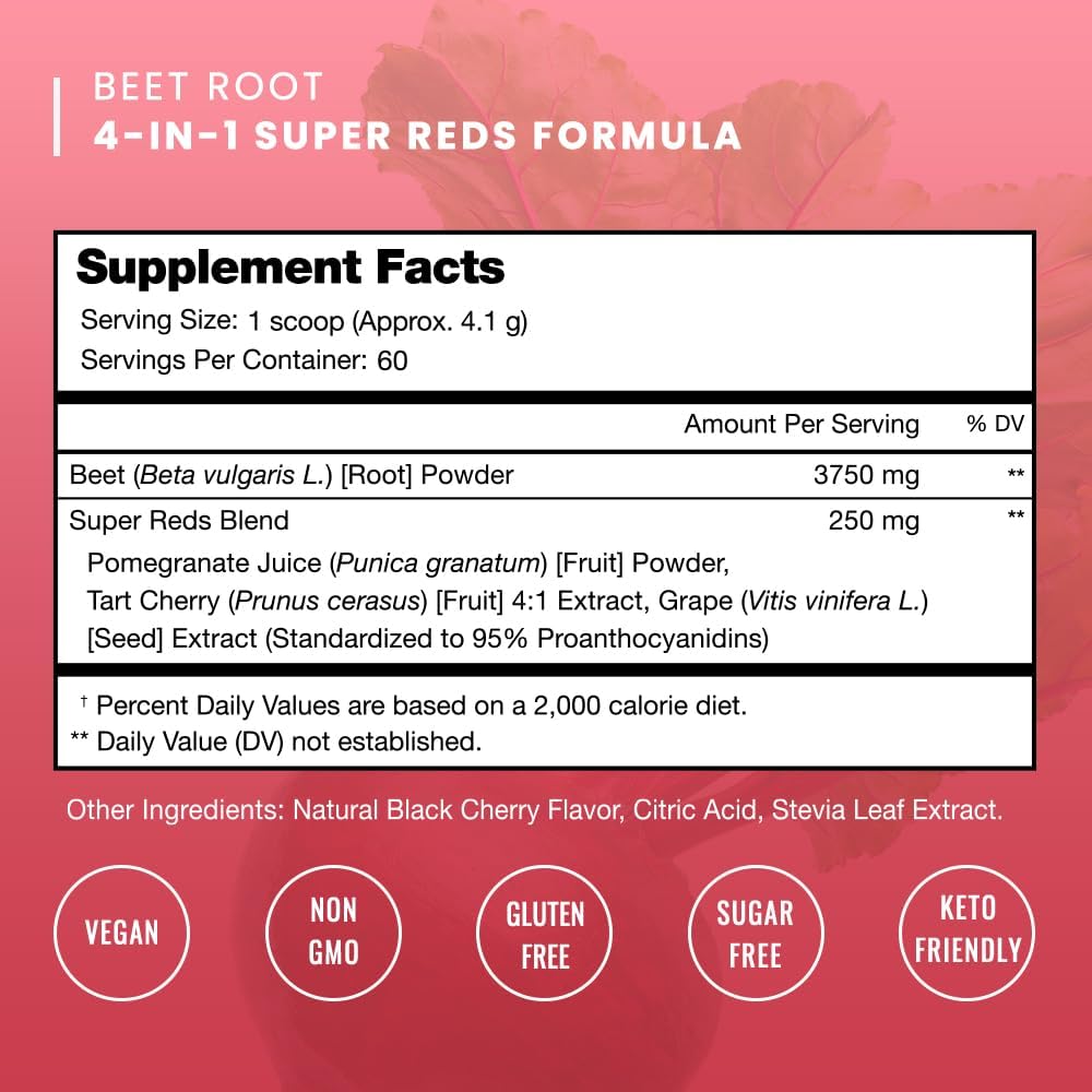 Beet Root Powder Circulation Supplement  8.74 OZ