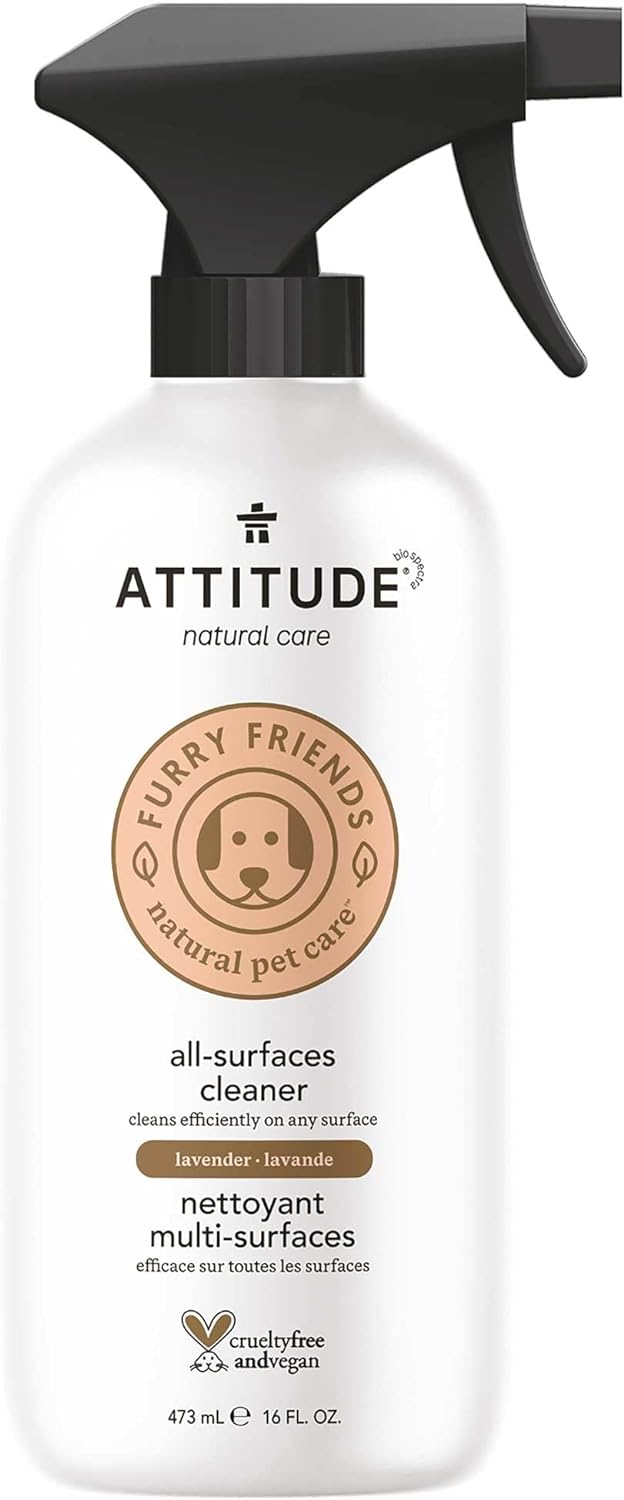 ATTITUDE All Surface Cleaner for Pets- Lavender, 16 Fl Oz