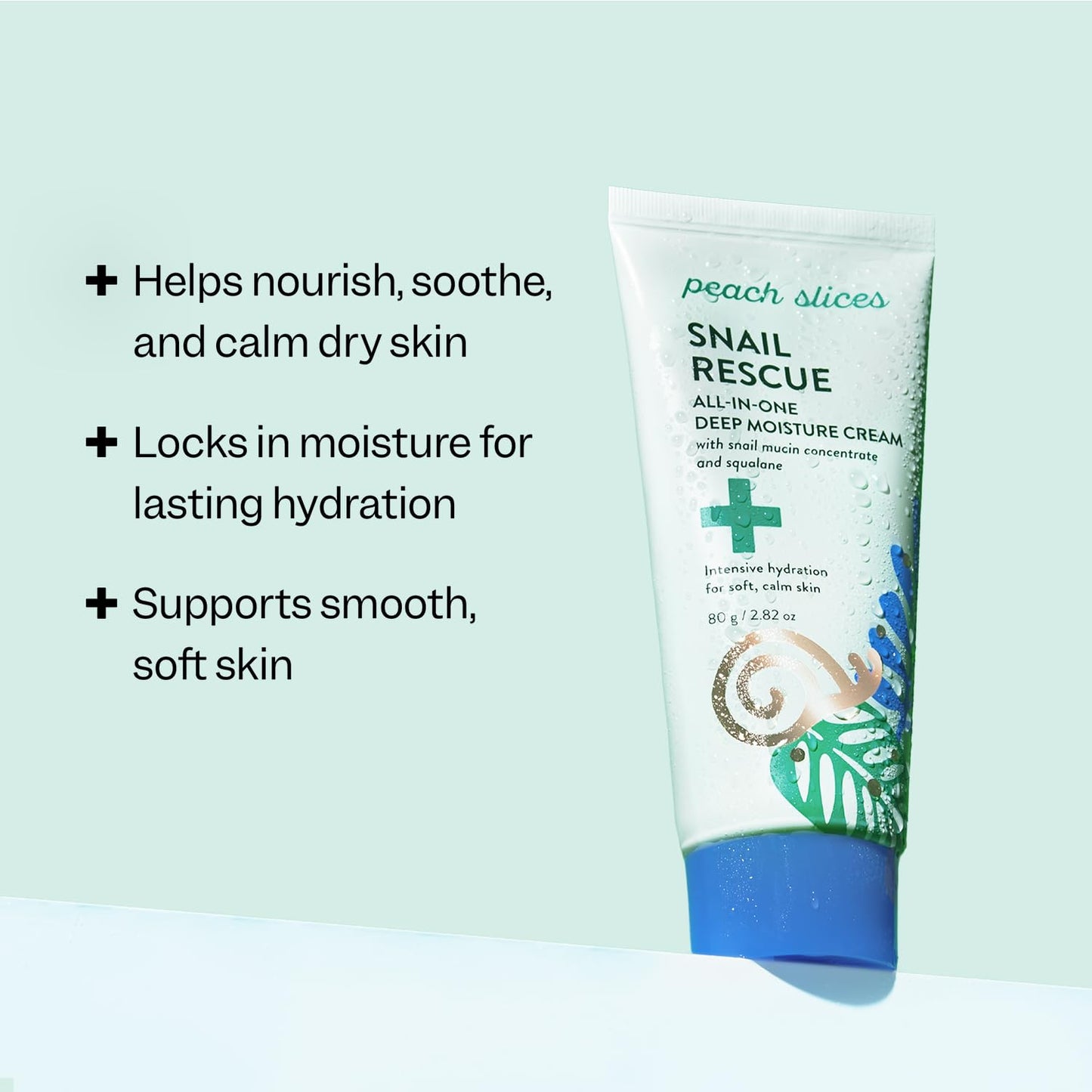 Peach Slices - Snail Rescue All-in-One Deep Moisture Cream (2.82 oz)
