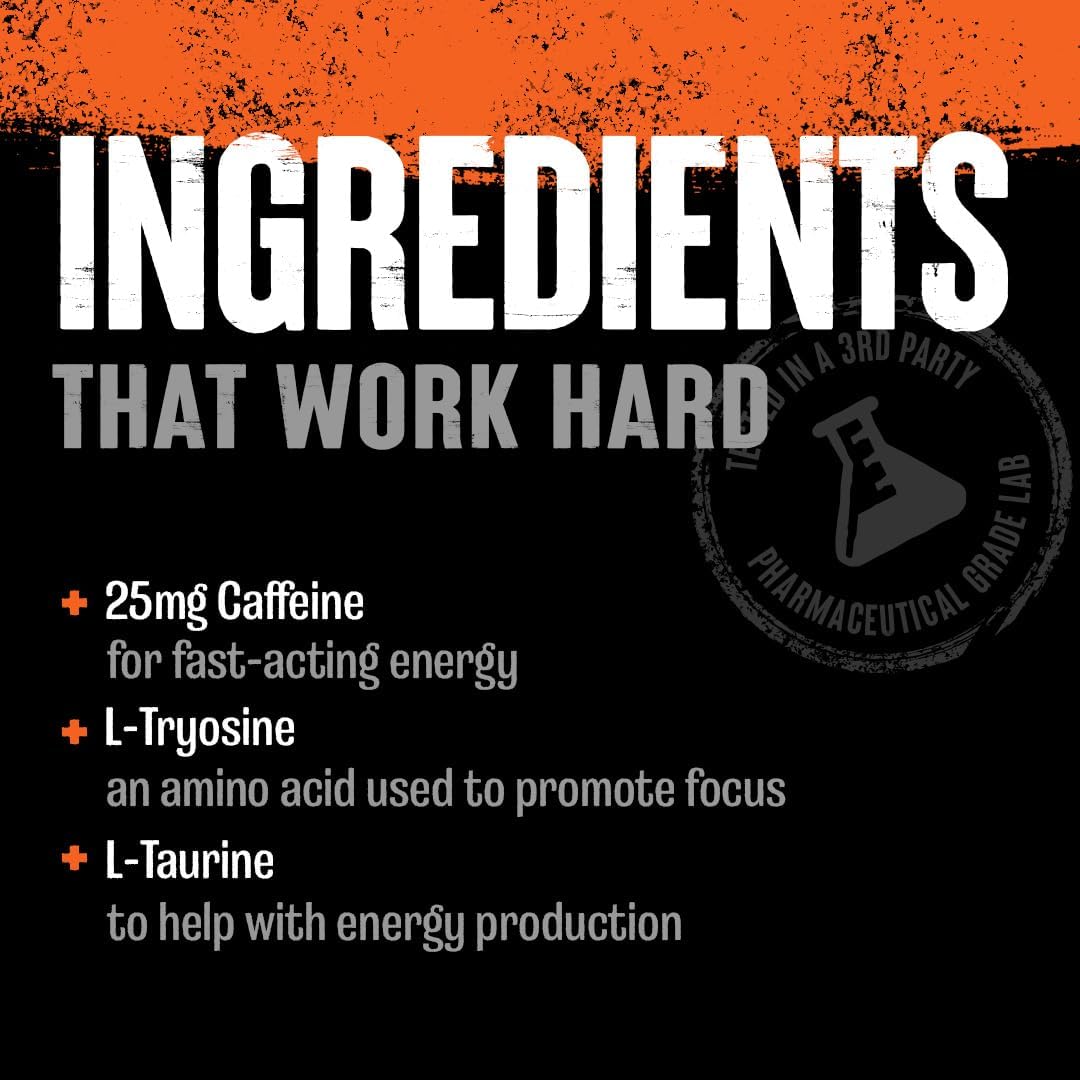 Animal Energy Chews, Fast Acting Energy with Caffeine, Nootropics and Sea Salt for Focus and Pre Workout - Convenient and Delicious Chews Format