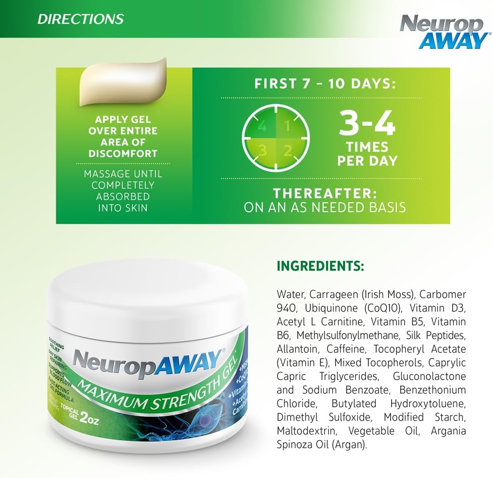 NeuropAWAY® Maximum Strength Gel, 2oz