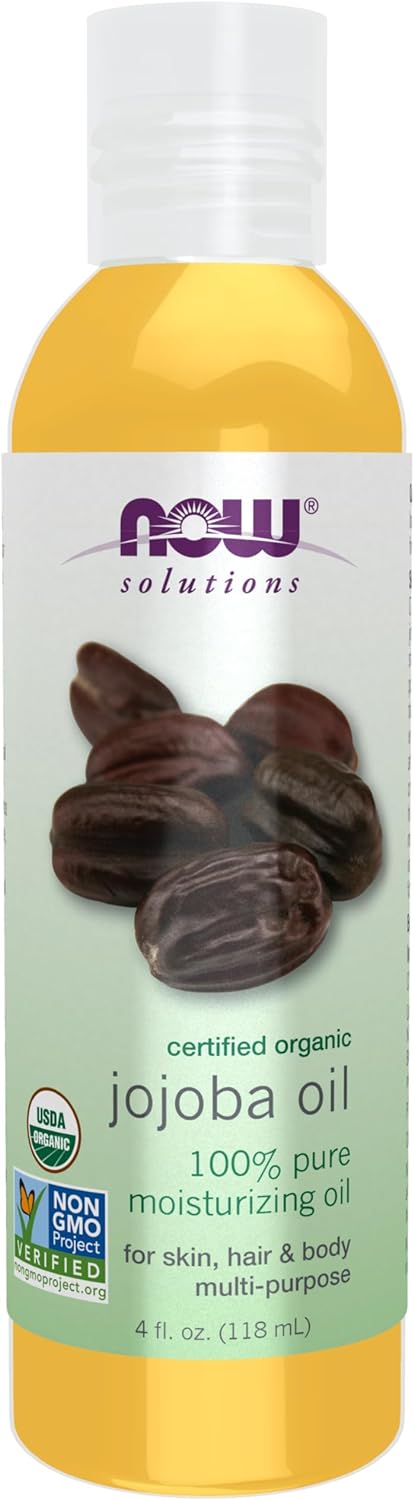 NOW Solutions, Organic Jojoba Oil, Moisturizing