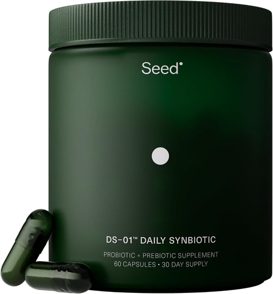 Seed DS-01 Daily Synbiotic - Prebiotic and Probiotic (60 Capsules)