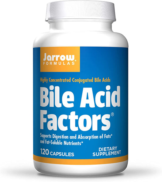 Jarrow Formulas High Potency Bile Acid Factors Formula 120 Count