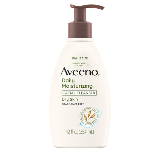 Aveeno Daily Moisturizing Facial Cleanser for Dry Skin - 12 FL OZ