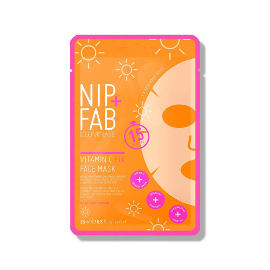 Nip + Fab Vitamin C Fix Sheet Mask for Face with Coconut Water -  0.8 Fl Oz