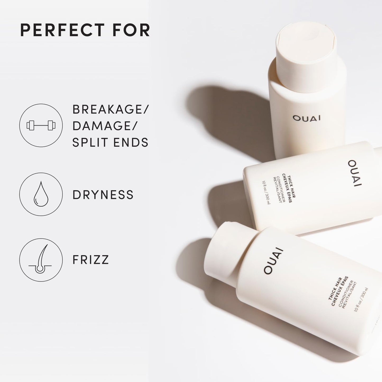 OUAI Thick Hair Conditioner Salon Size -32 Oz