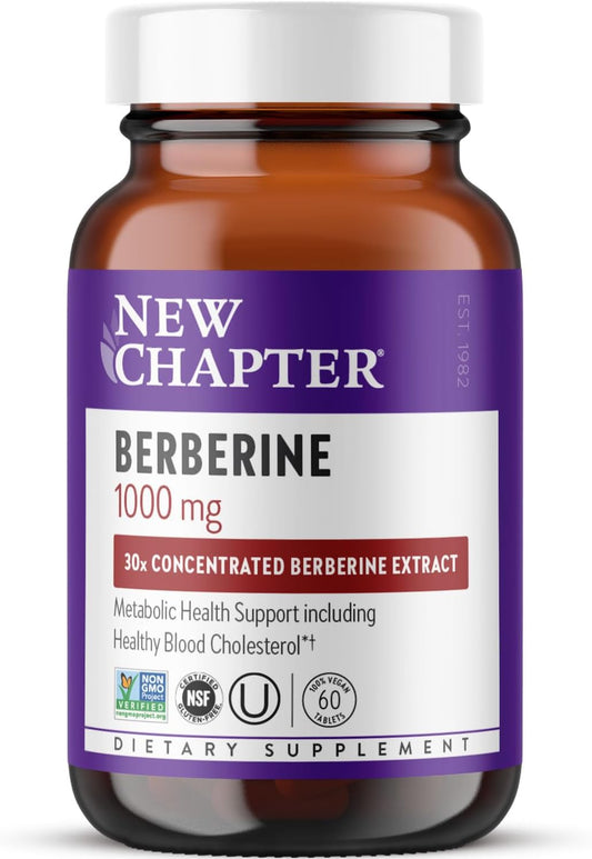 New Chapter 1000 mg Berberine Supplement -60 Count