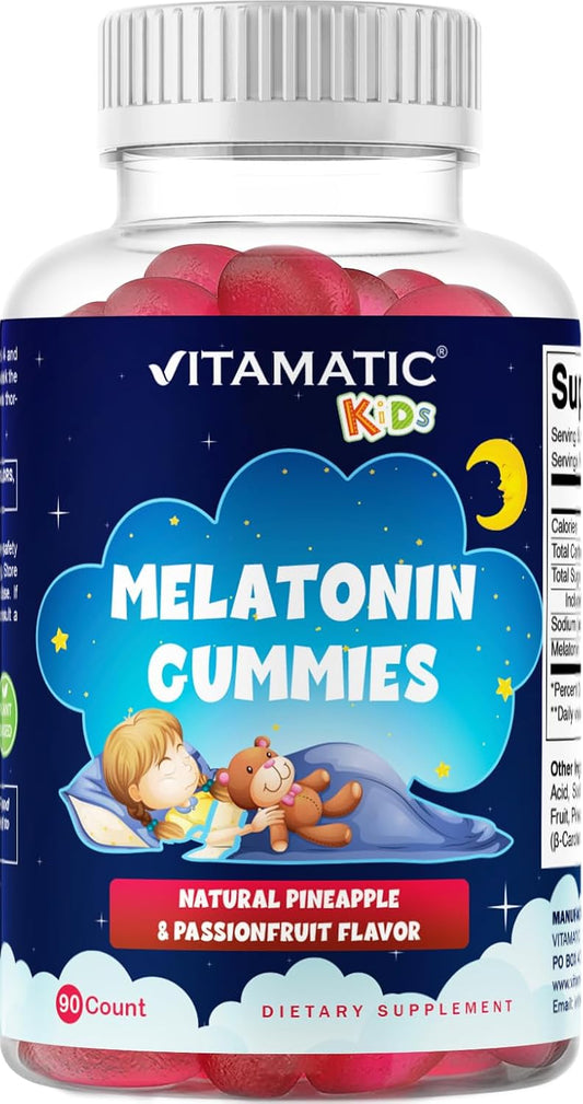 Vitamatic Sugar Free Kids Melatonin 1mg - 90 Gummies