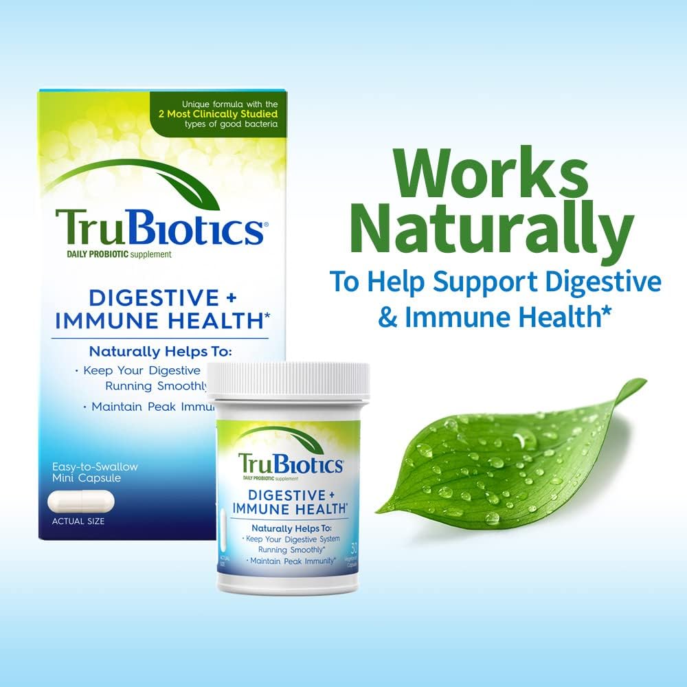 TruBiotics Probiotics for Digestive & Immune Health,  45 Capsules