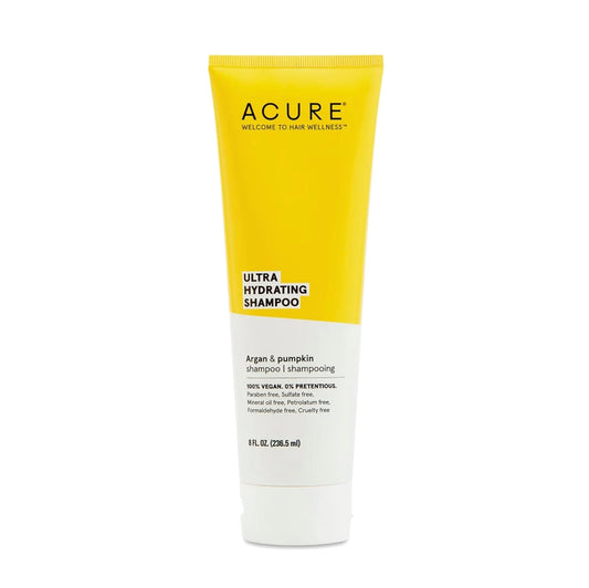 Acure Shampoo 100% Vegan, Ultra Hydrating 8 Fl Oz
