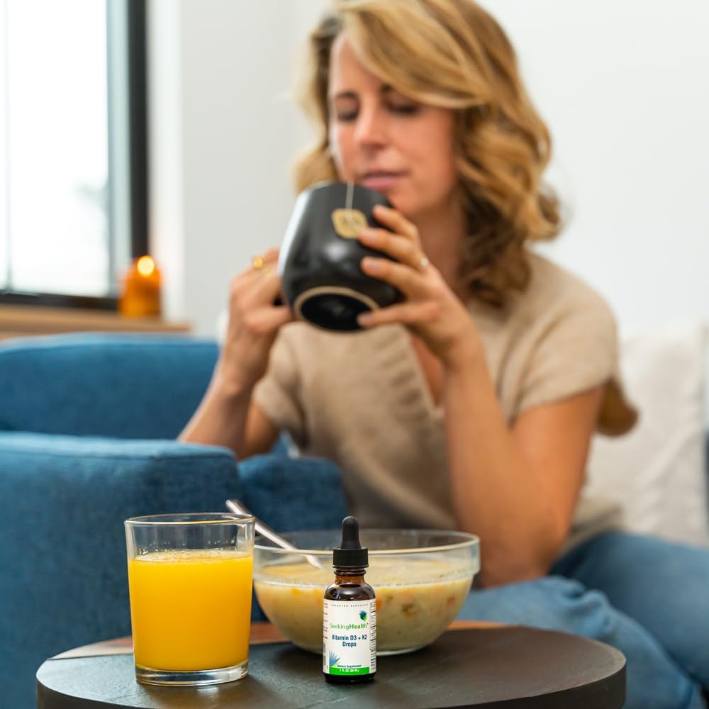 Seeking Health Vitamin D3 + K2 Drops - 1 oz